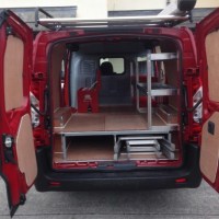 Van racking, ply lining, storage and shelving systems