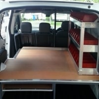 Van racking, ply lining, storage and shelving systems