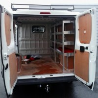 Van racking, ply lining, storage and shelving systems